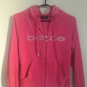 Original bebe hoodie sweater with diamond's✨